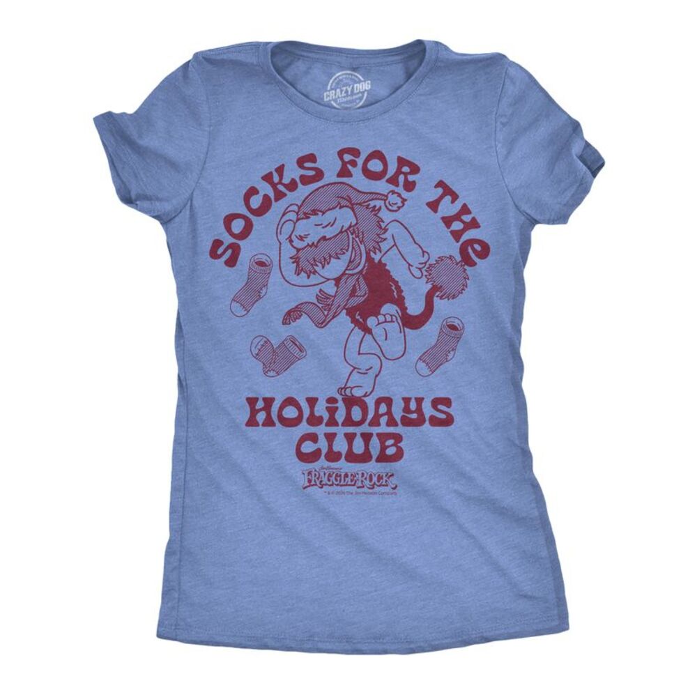 Womens Socks For The Holidays Club Jim Henson's Fraggle Rock Tee